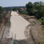 6 une vue aerienne des travaux de voie situer au niveau de la gare de lutterbach