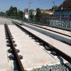 10 mise place des voies sur le pont de la rue du tunnel